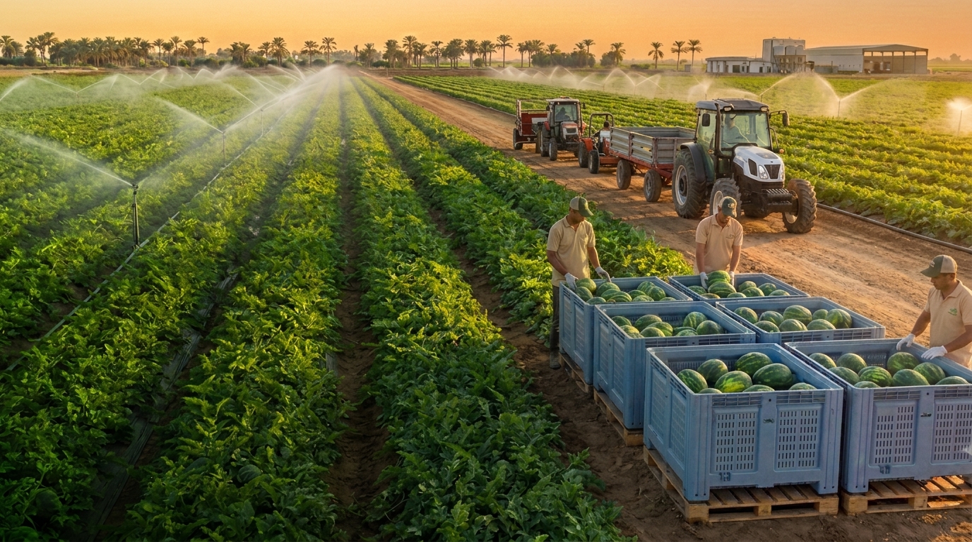 Haya Farm Watermelon Harvest